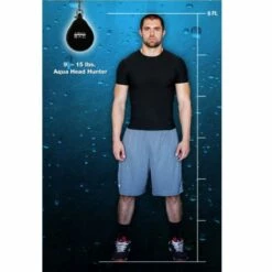Aqua Head Hunter 9" Training Bag - Black Eye 15lbs -FightGearPro Sales Store aqua head hunter 9 training bag black eye 15lbs 3 2732 p