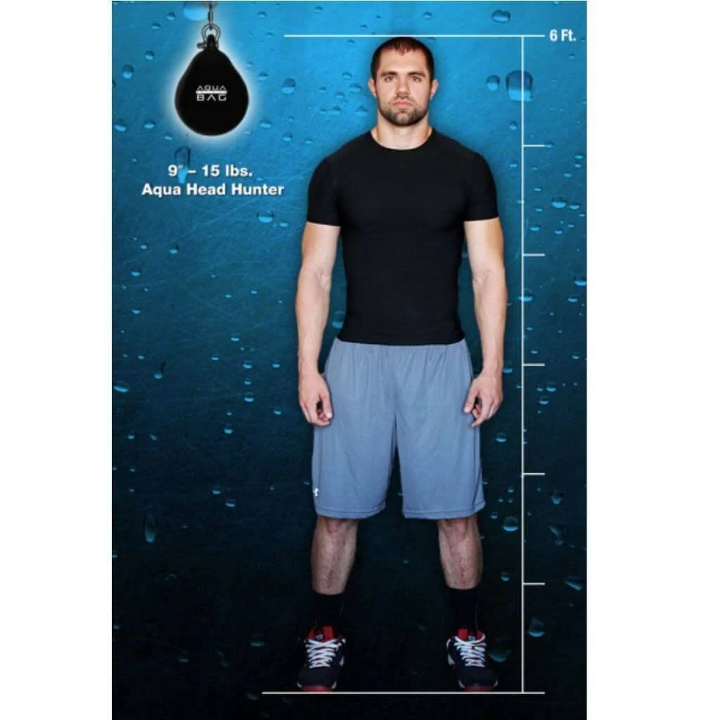 Aqua Head Hunter 9" Training Bag - Blood Red 15lbs 5 Aqua Head Hunter 9" Training Bag - Blood Red 15lbs - Image 3