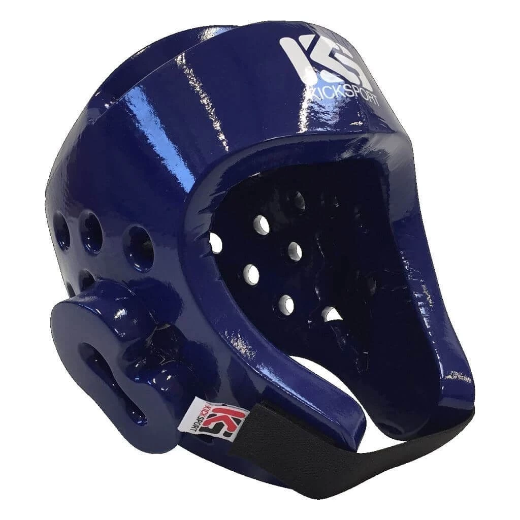 Kicksport Dipped Foam Head Guard Blue 3 Kicksport Dipped Foam Head Guard Blue
