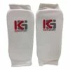Kicksport Elasticated Shin Guards White -FightGearPro Sales Store kicksport elasticated shin guards white 7201 p