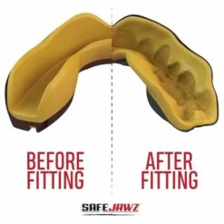 SafeJawz Extro Goldie Mouth Guard -FightGearPro Sales Store safejawz extro goldie mouth guard 4 8450 p