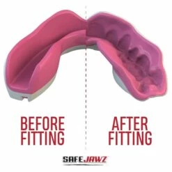 SafeJawz Extro Pink Fangz Mouth Guard -FightGearPro Sales Store safejawz extro pink fangz mouth guard 4 8454 p
