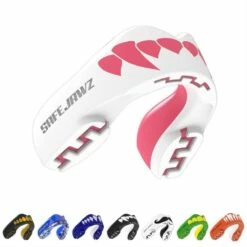 SafeJawz Extro Pink Fangz Mouth Guard -FightGearPro Sales Store safejawz extro pink fangz mouth guard 5 8454 p
