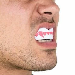 SafeJawz Extro Pink Fangz Mouth Guard -FightGearPro Sales Store safejawz extro pink fangz mouth guard 7 8454 p