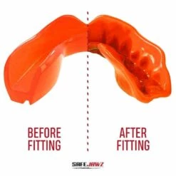 SafeJawz Intro Mouth Guard Fluro Orange 8 SafeJawz Intro Mouth Guard Fluro Orange -FightGearPro Sales Store safejawz intro mouth guard fluro orange 3 8434 p