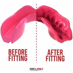 SafeJawz Intro Mouth Guard Pink -FightGearPro Sales Store safejawz intro mouth guard pink 3 8426 p