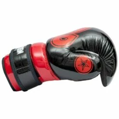 TOP TEN Glossy Block Pointfighter Gloves Black/Red -FightGearPro Sales Store top ten glossy block pointfighter gloves black red 3 1803 p