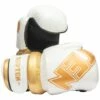 TOP TEN Glossy Block Pointfighter Gloves White/Gold -FightGearPro Sales Store top ten glossy block pointfighter gloves white gold 6853 p