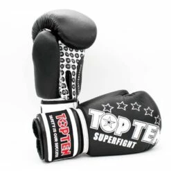 TOP TEN Superfight 3000 Boxing Gloves Black