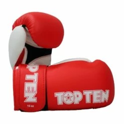 TOP TEN XLP Boxing Gloves Red/White